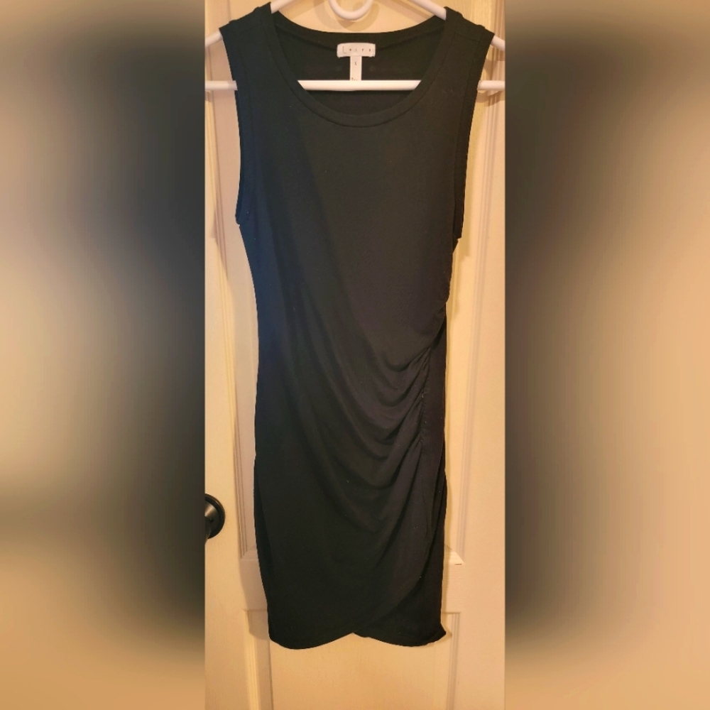 LEITH Ruched Sleeveless Bodycon Dress